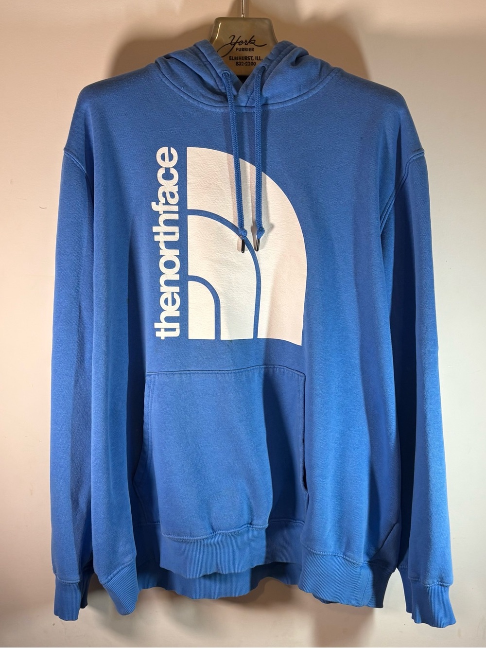The North Face Men's Blue Logo Hoodie - XXL